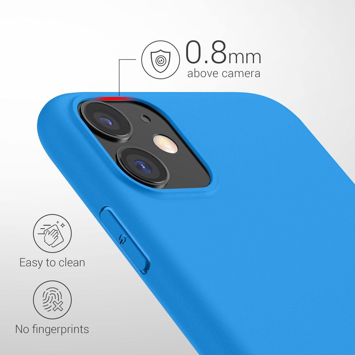 kwmobile Handyhülle für Apple iPhone 11 - Kabelloses Laden - Schutzhülle Cover