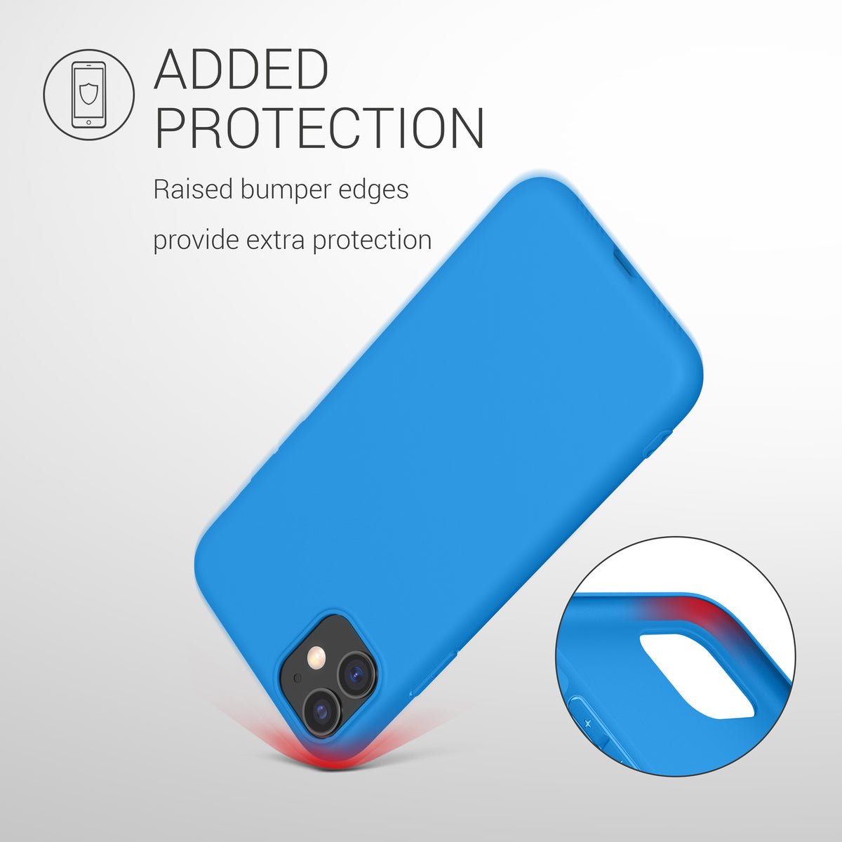 kwmobile Handyhülle für Apple iPhone 11 - Kabelloses Laden - Schutzhülle Cover