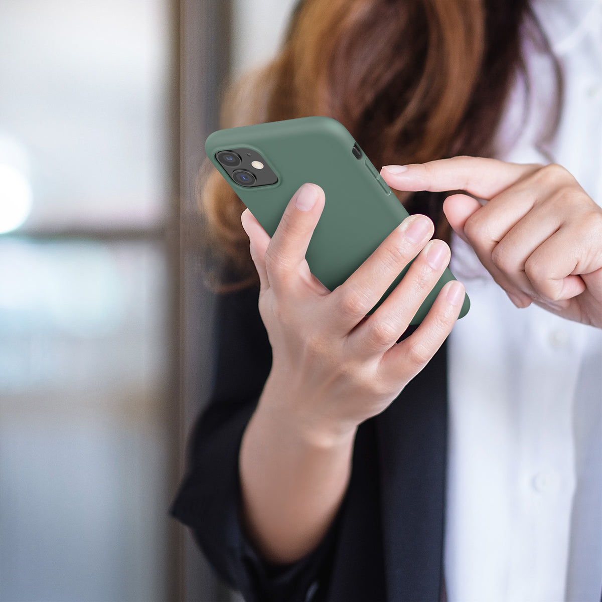 kwmobile Handyhülle für Apple iPhone 11 - Kabelloses Laden - Schutzhülle Cover
