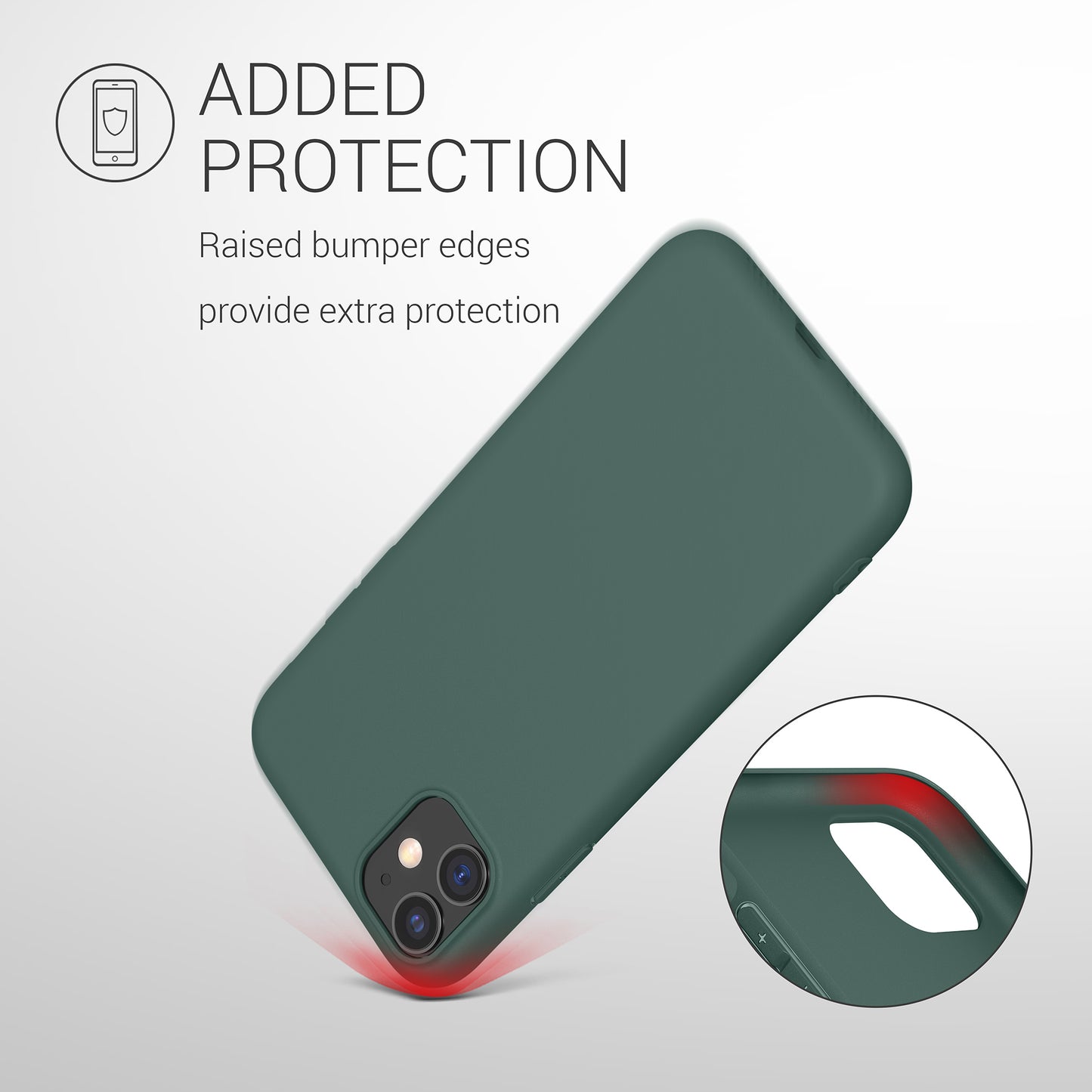 kwmobile Handyhülle für Apple iPhone 11 - Kabelloses Laden - Schutzhülle Cover