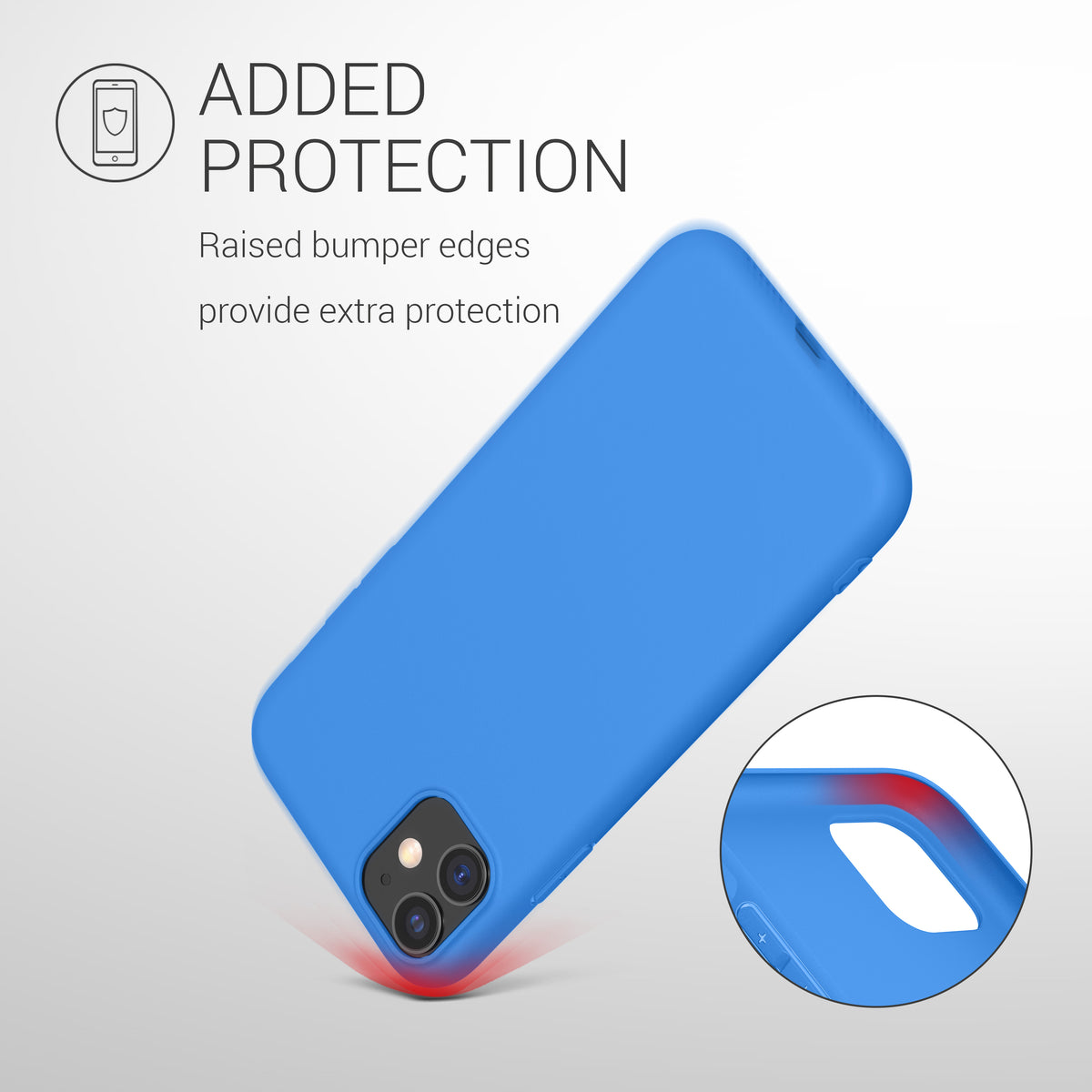 kwmobile Handyhülle für Apple iPhone 11 - Kabelloses Laden - Schutzhülle Cover