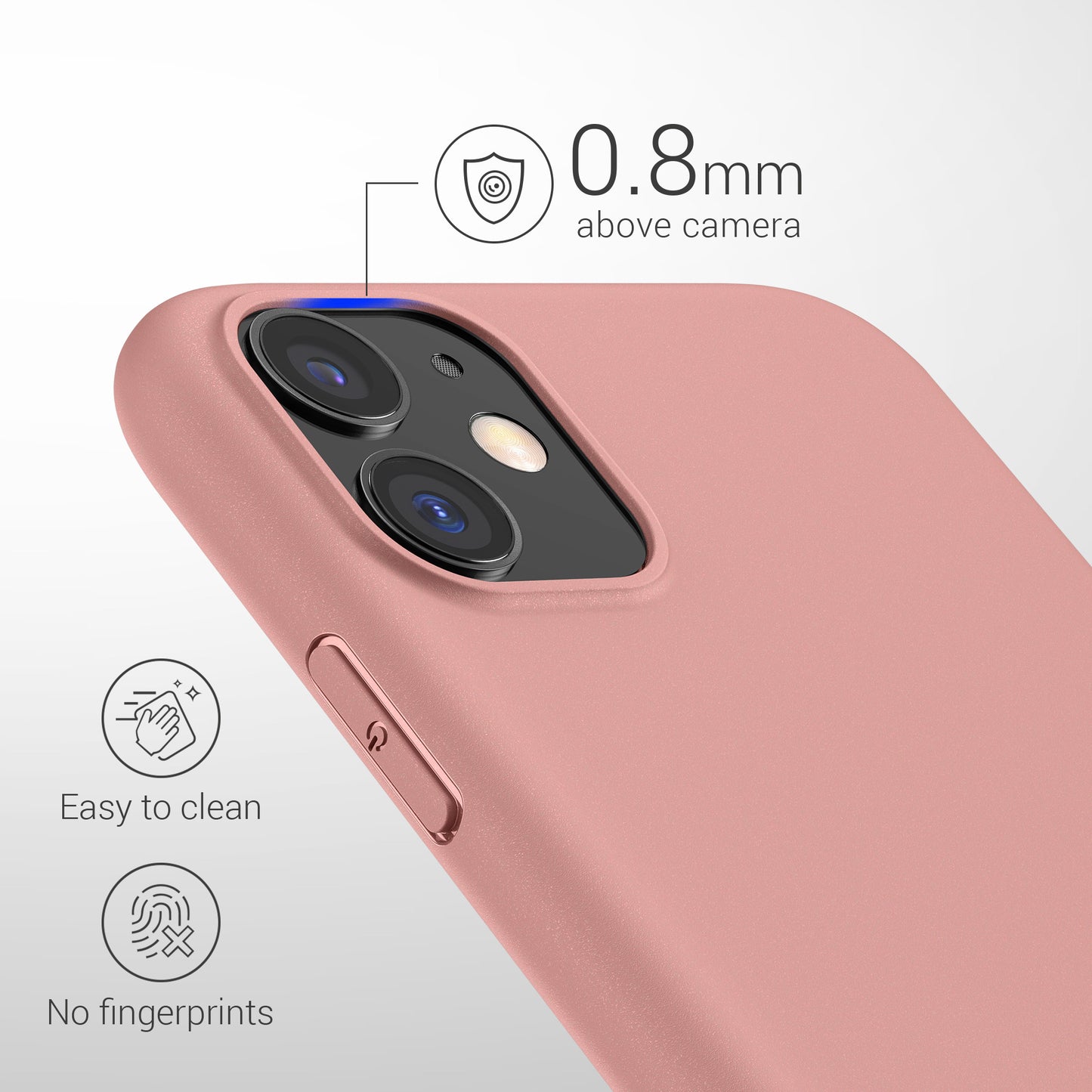 kwmobile Handyhülle für Apple iPhone 11 - Kabelloses Laden - Schutzhülle Cover