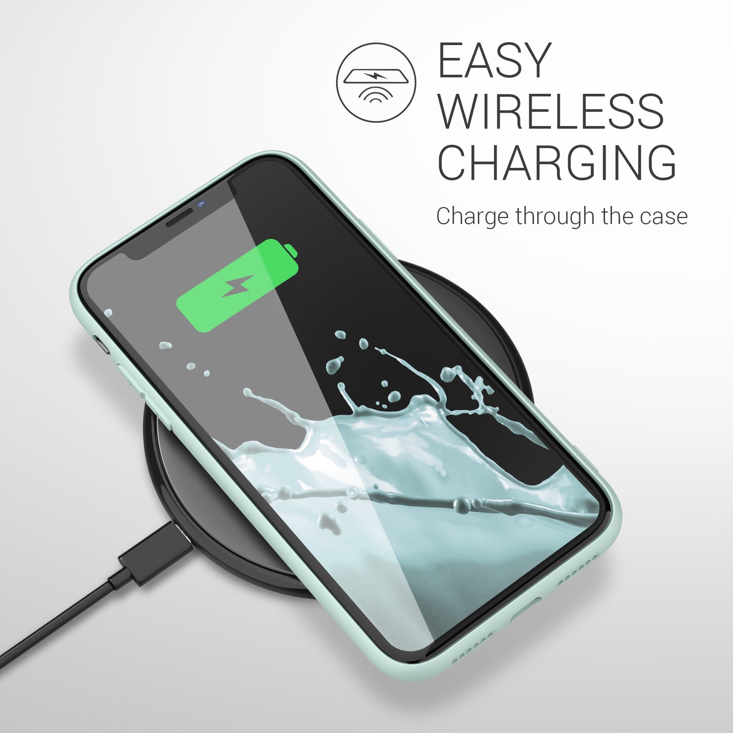 kwmobile Handyhülle für Apple iPhone 11 - Kabelloses Laden - Schutzhülle Cover