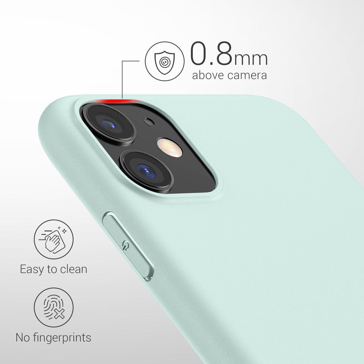 kwmobile Handyhülle für Apple iPhone 11 - Kabelloses Laden - Schutzhülle Cover