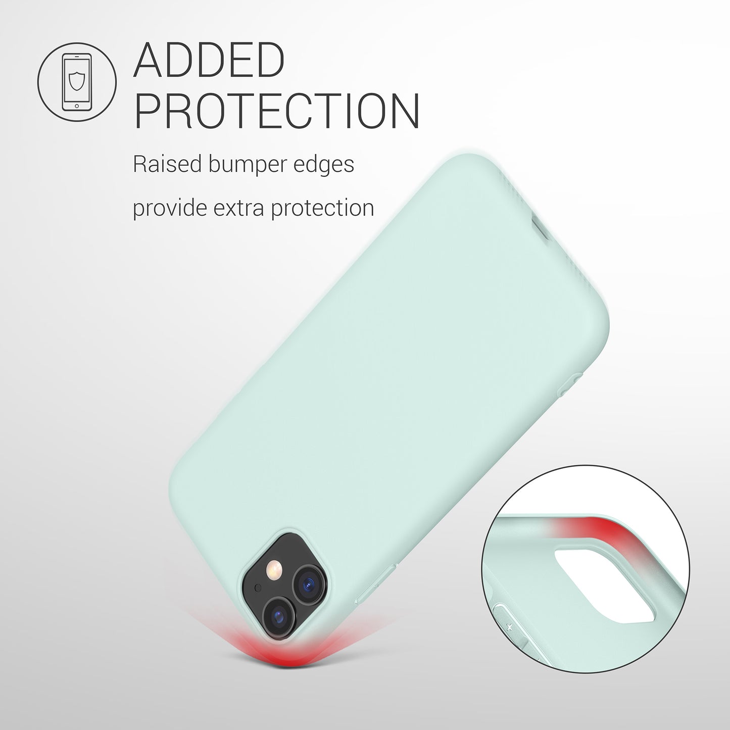 kwmobile Handyhülle für Apple iPhone 11 - Kabelloses Laden - Schutzhülle Cover