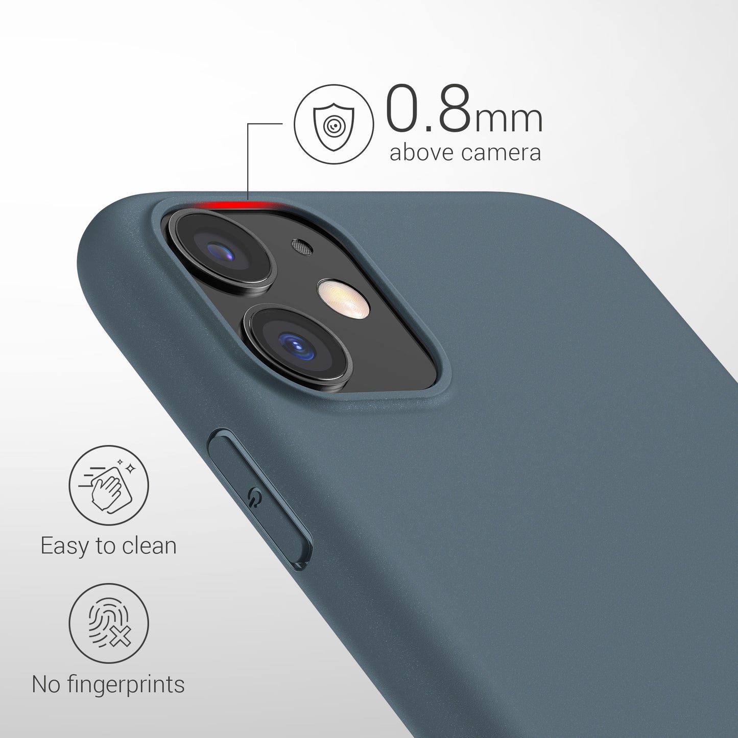 kwmobile Handyhülle für Apple iPhone 11 - Kabelloses Laden - Schutzhülle Cover
