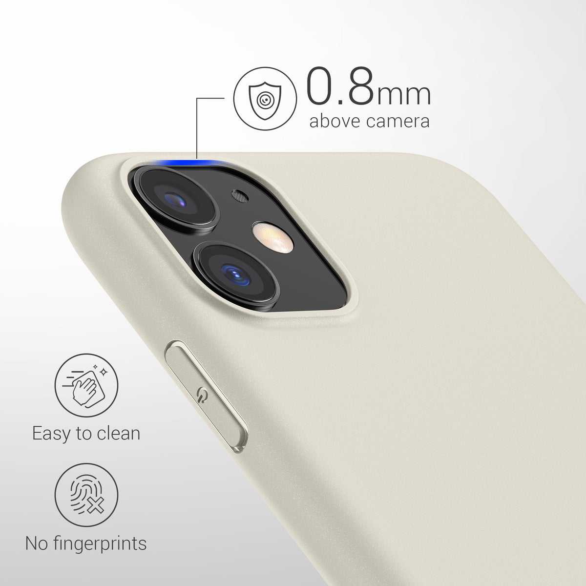 kwmobile Handyhülle für Apple iPhone 11 - Kabelloses Laden - Schutzhülle Cover