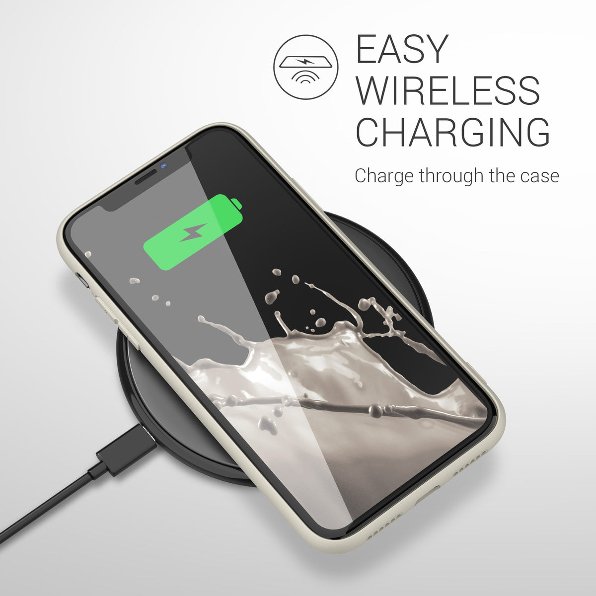 kwmobile Handyhülle für Apple iPhone 11 - Kabelloses Laden - Schutzhülle Cover