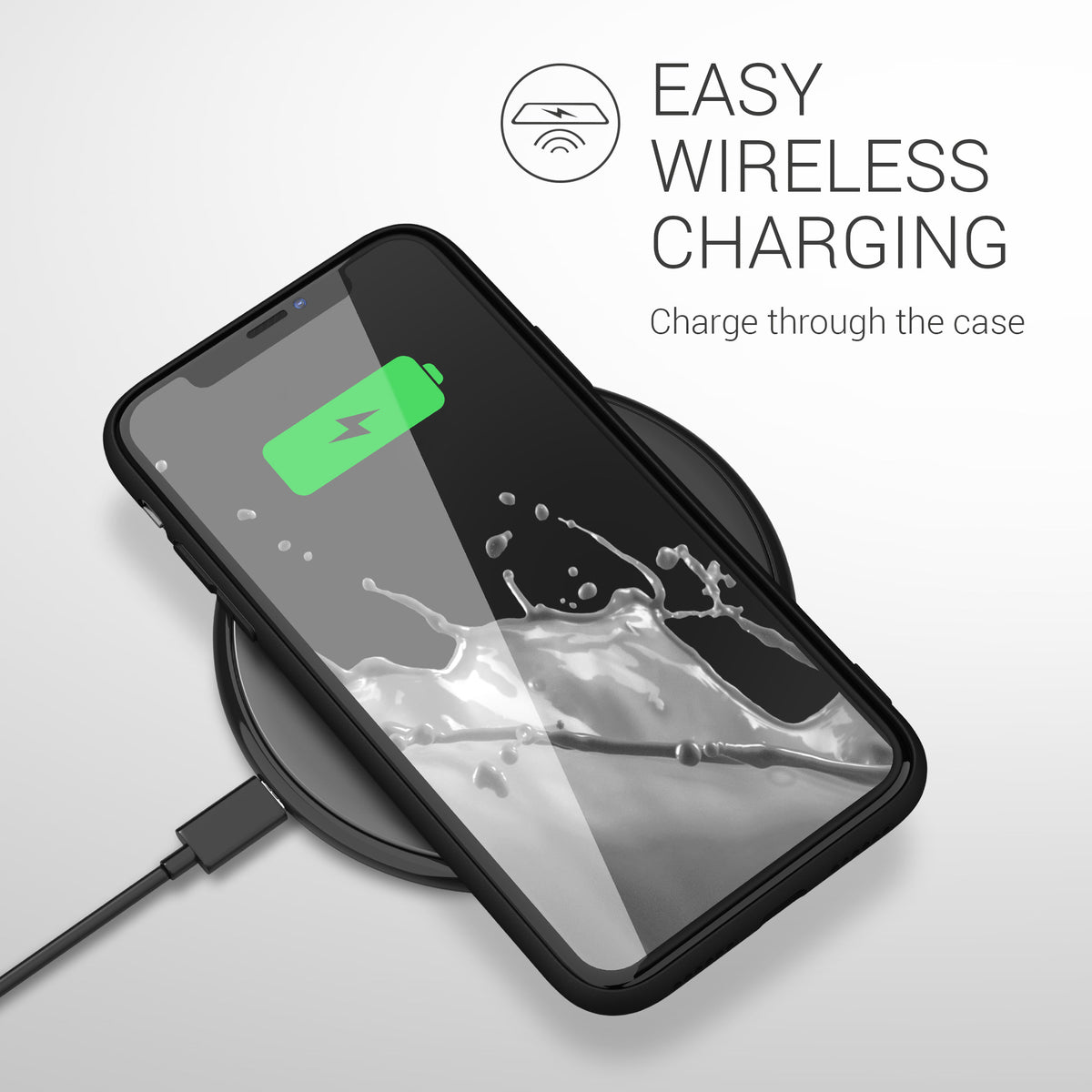 kwmobile Handyhülle für Apple iPhone 11 - Kabelloses Laden - Schutzhülle Cover