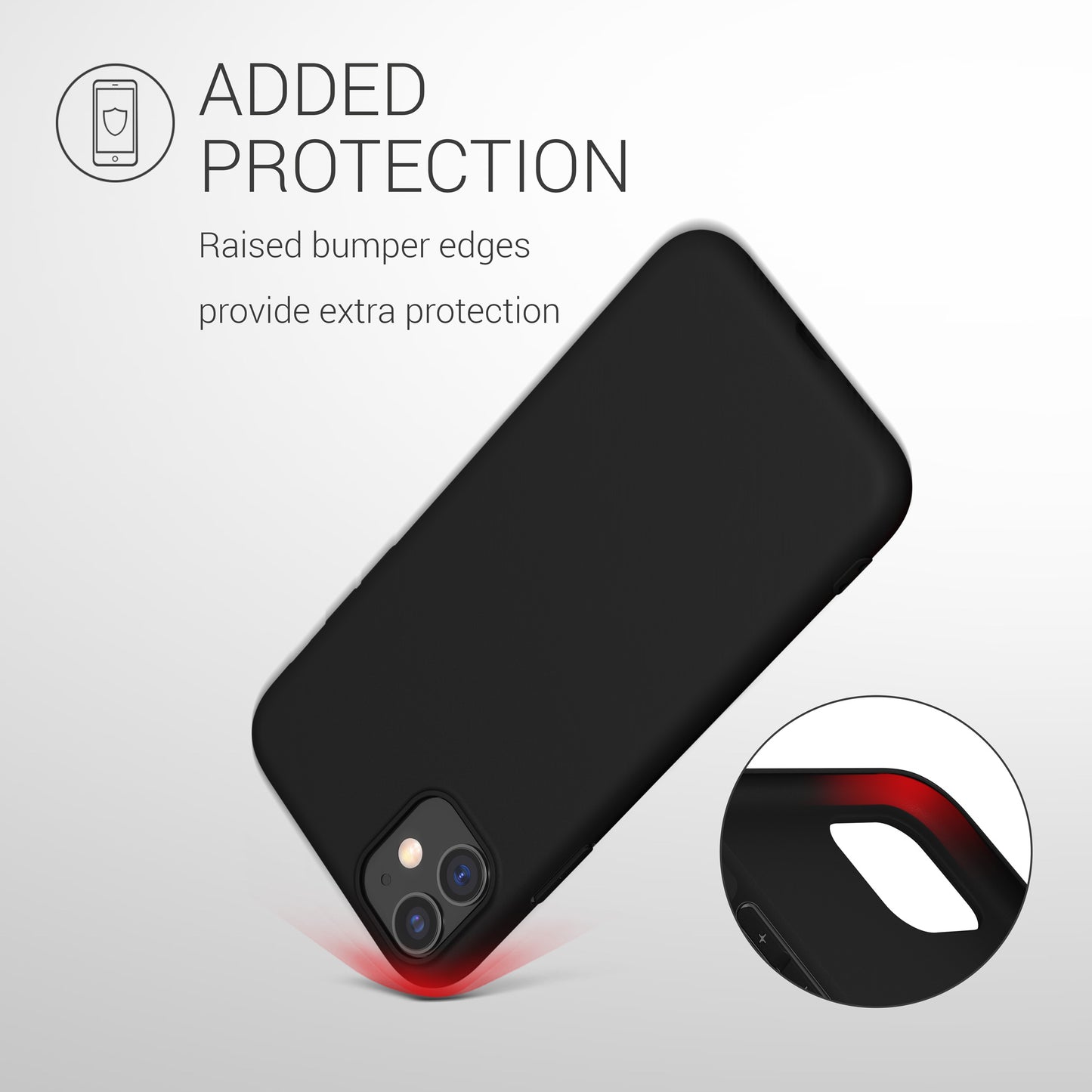kwmobile Handyhülle für Apple iPhone 11 - Kabelloses Laden - Schutzhülle Cover