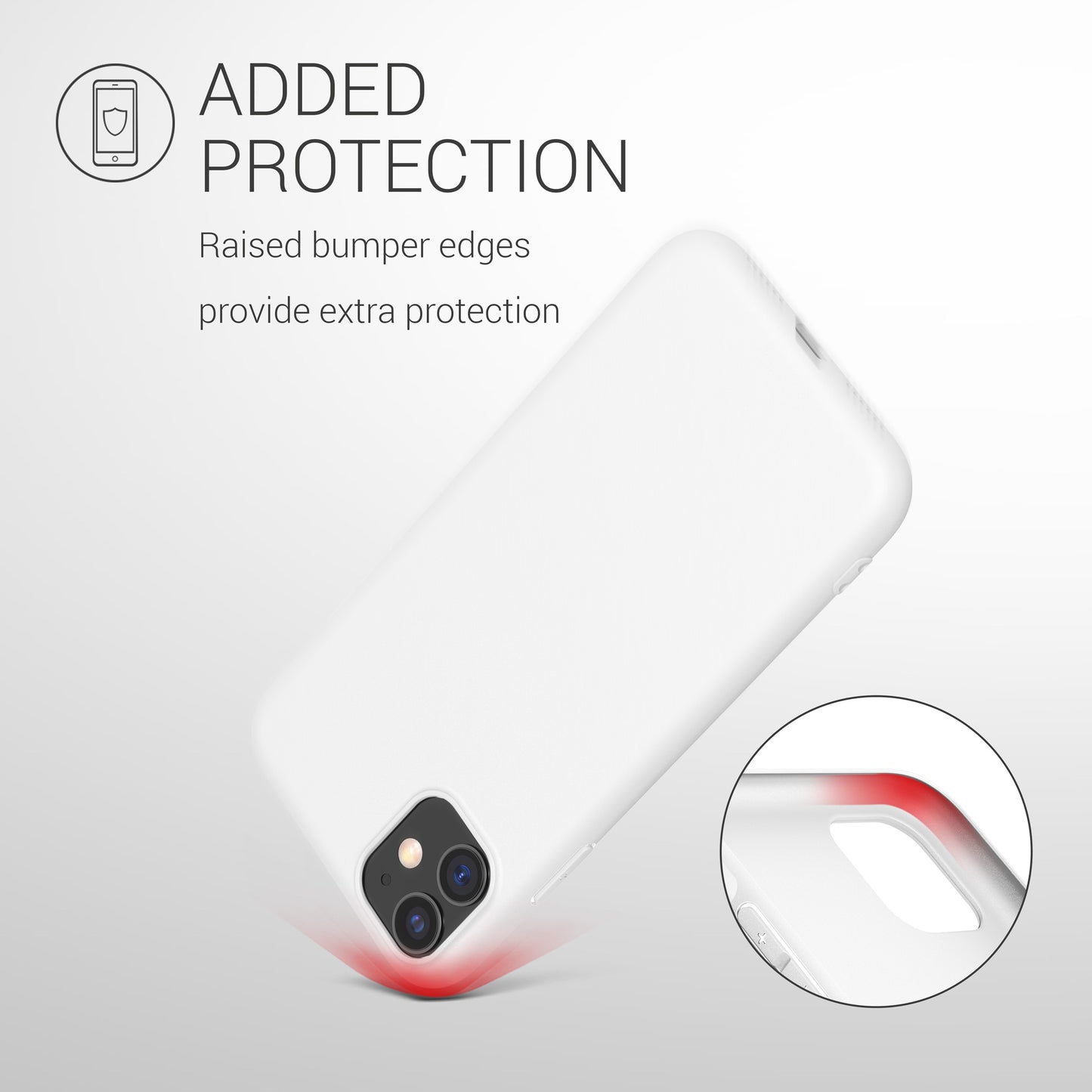 kwmobile Handyhülle für Apple iPhone 11 - Kabelloses Laden - Schutzhülle Cover