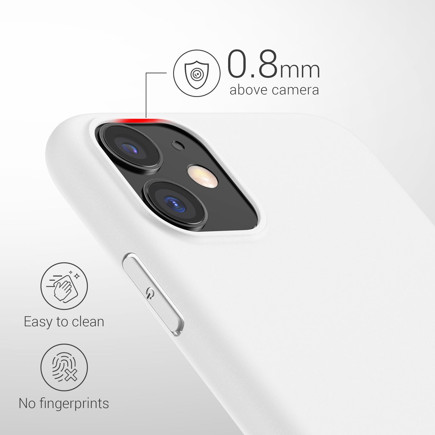 kwmobile Handyhülle für Apple iPhone 11 - Kabelloses Laden - Schutzhülle Cover