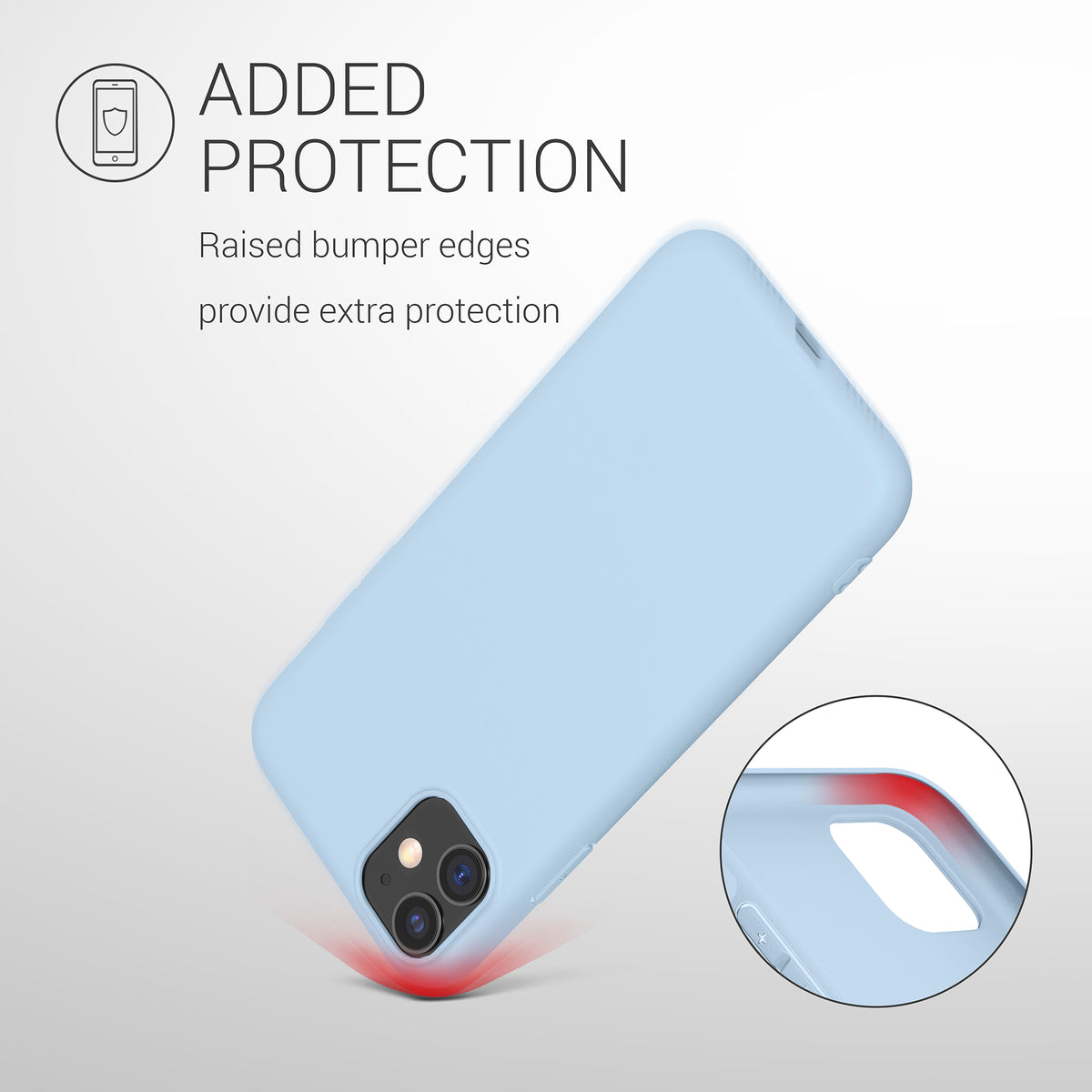 kwmobile Handyhülle für Apple iPhone 11 - Kabelloses Laden - Schutzhülle Cover