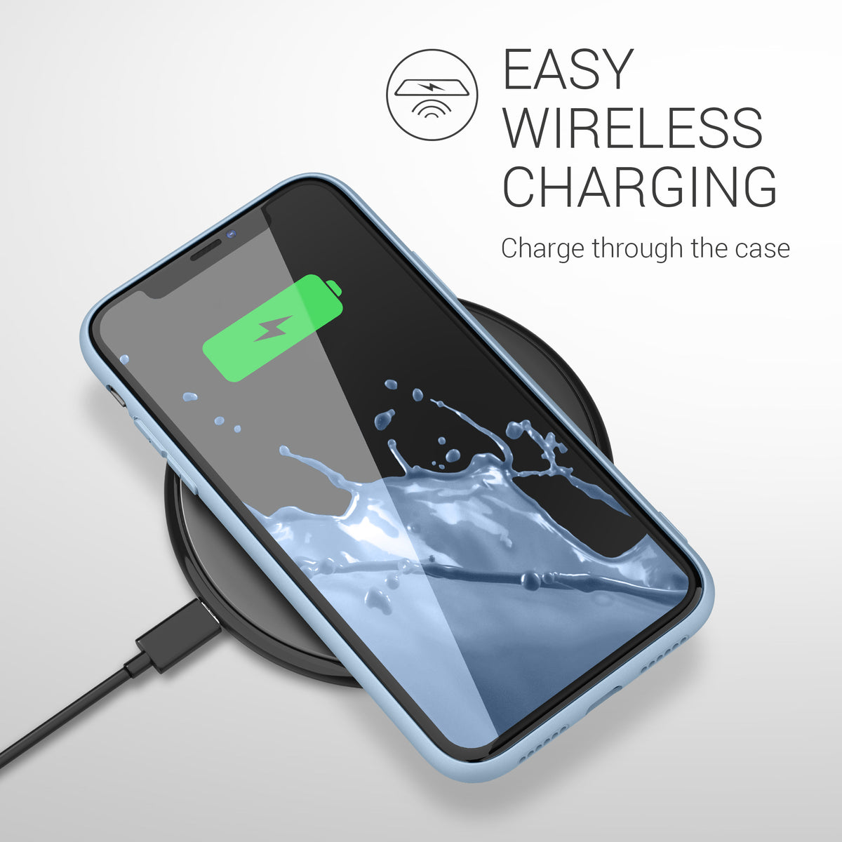 kwmobile Handyhülle für Apple iPhone 11 - Kabelloses Laden - Schutzhülle Cover