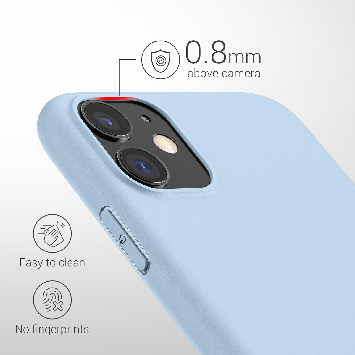 kwmobile Handyhülle für Apple iPhone 11 - Kabelloses Laden - Schutzhülle Cover