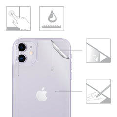 kwmobile Schutzfolie Rückseite kompatibel mit Apple iPhone 11 Folie Backcover Smartphone Handyfolie - Transparent