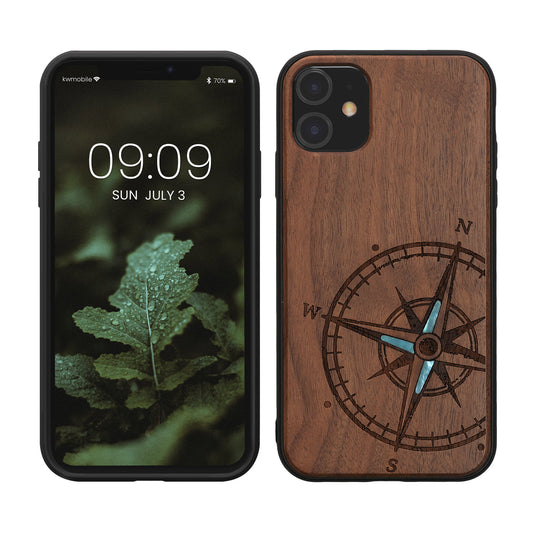 kwmobile Handyhülle für Apple iPhone 11 - Case mit TPU Bumper - Stoßfestes Hardcase - Schutzhülle Cover