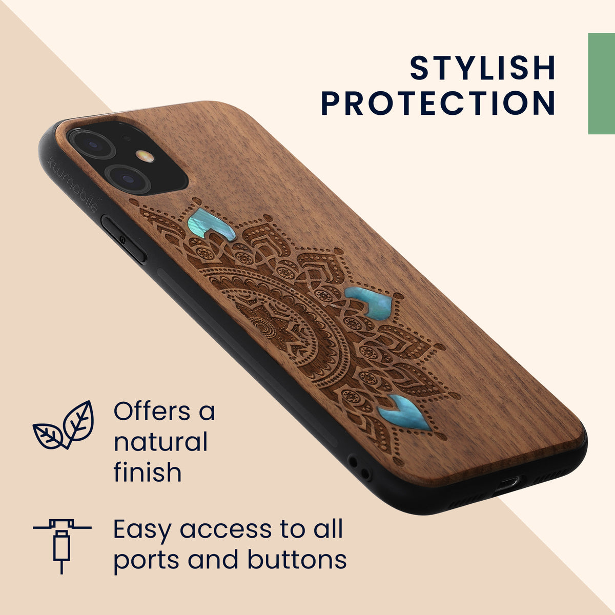 iPhone 11 stoßfestes Hardcase mit TPU Bumper