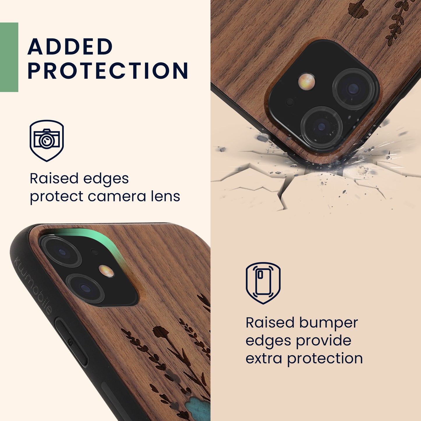 iPhone 11 stoßfestes Hardcase mit TPU Bumper