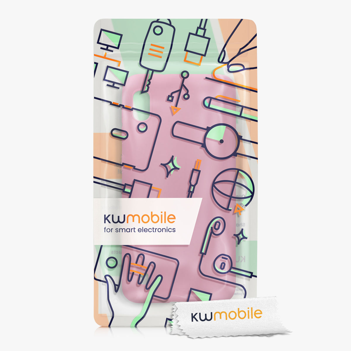 kwmobile Handyhülle für Samsung Galaxy A10 - Kabelloses Laden - Schutzhülle Cover
