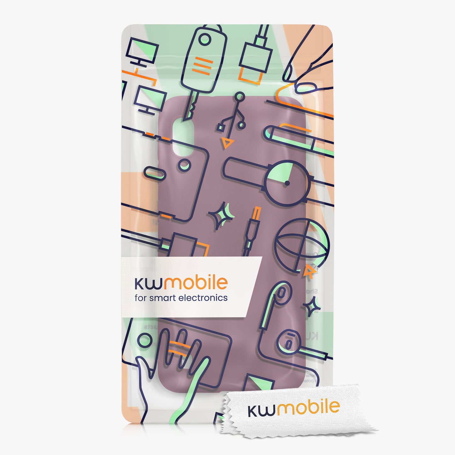 kwmobile Handyhülle für Samsung Galaxy A10 - Kabelloses Laden - Schutzhülle Cover