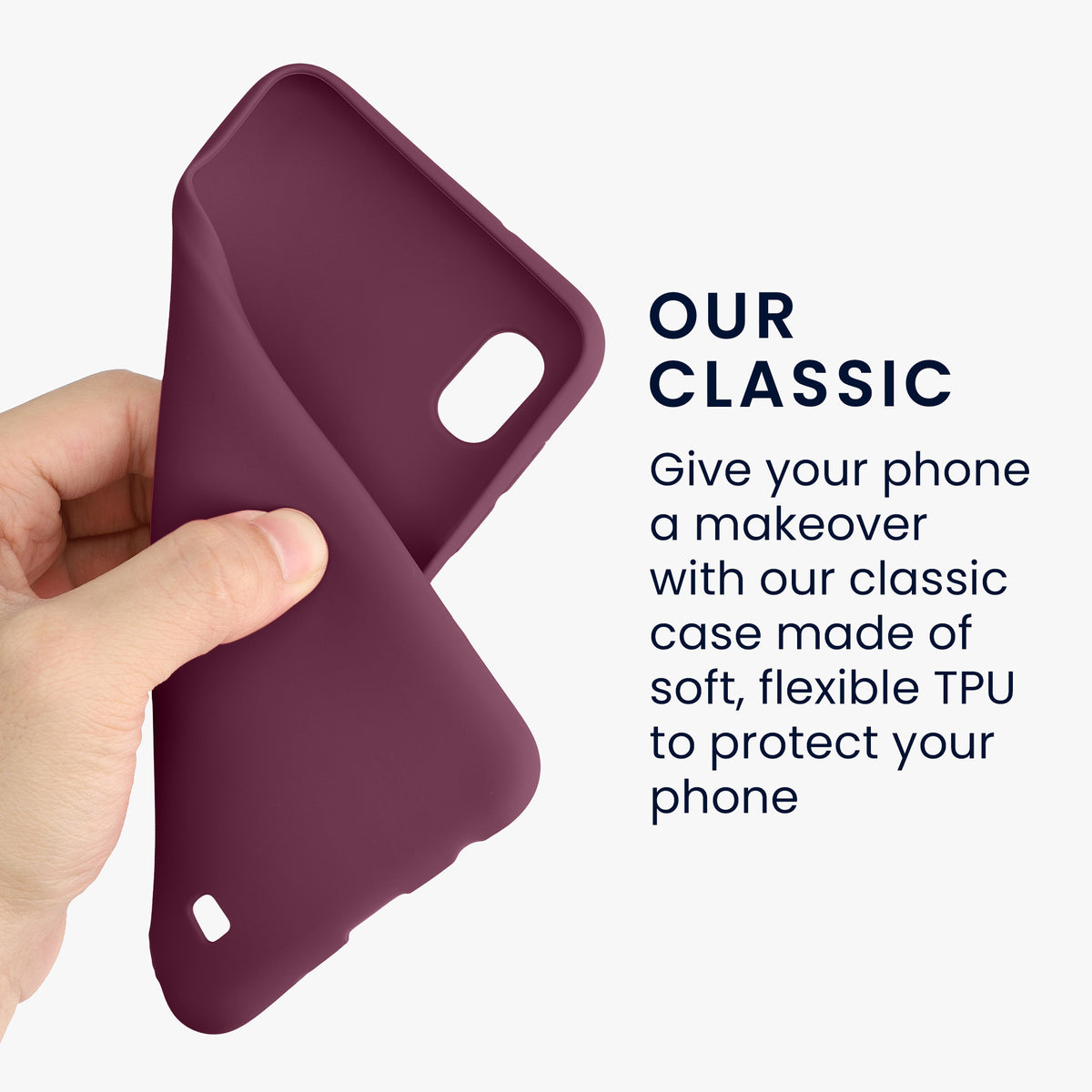 kwmobile Handyhülle für Samsung Galaxy A10 - Kabelloses Laden - Schutzhülle Cover