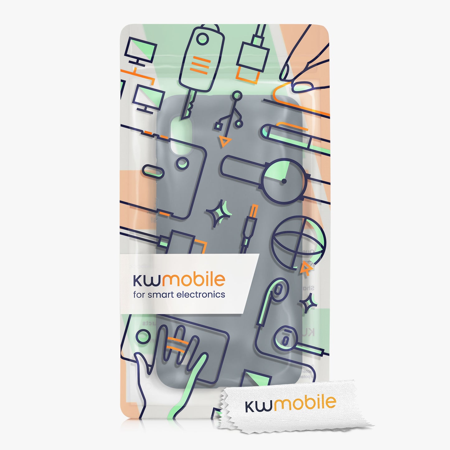 kwmobile Handyhülle für Samsung Galaxy A10 - Kabelloses Laden - Schutzhülle Cover