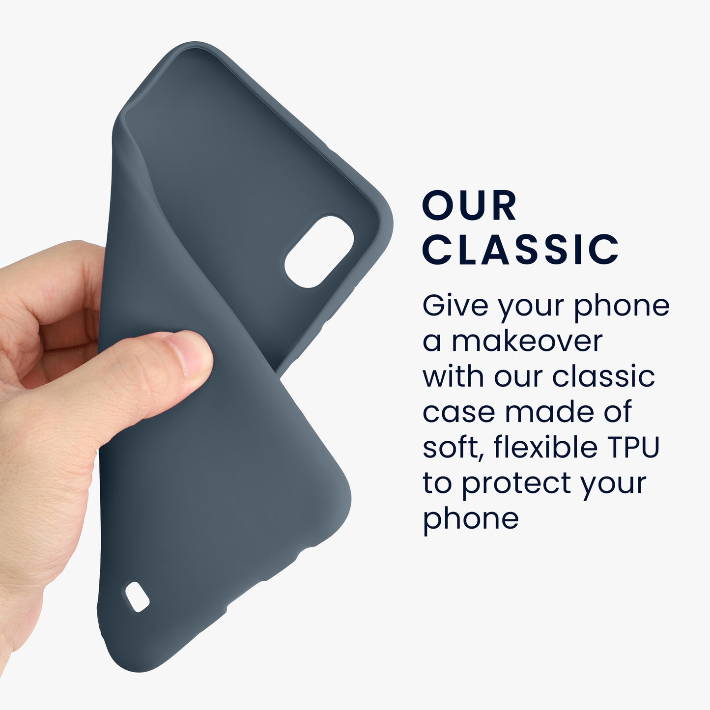kwmobile Handyhülle für Samsung Galaxy A10 - Kabelloses Laden - Schutzhülle Cover
