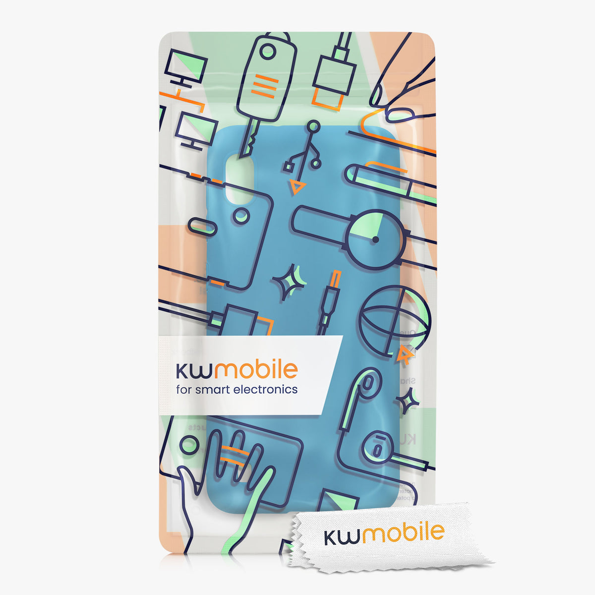 kwmobile Handyhülle für Samsung Galaxy A10 - Kabelloses Laden - Schutzhülle Cover