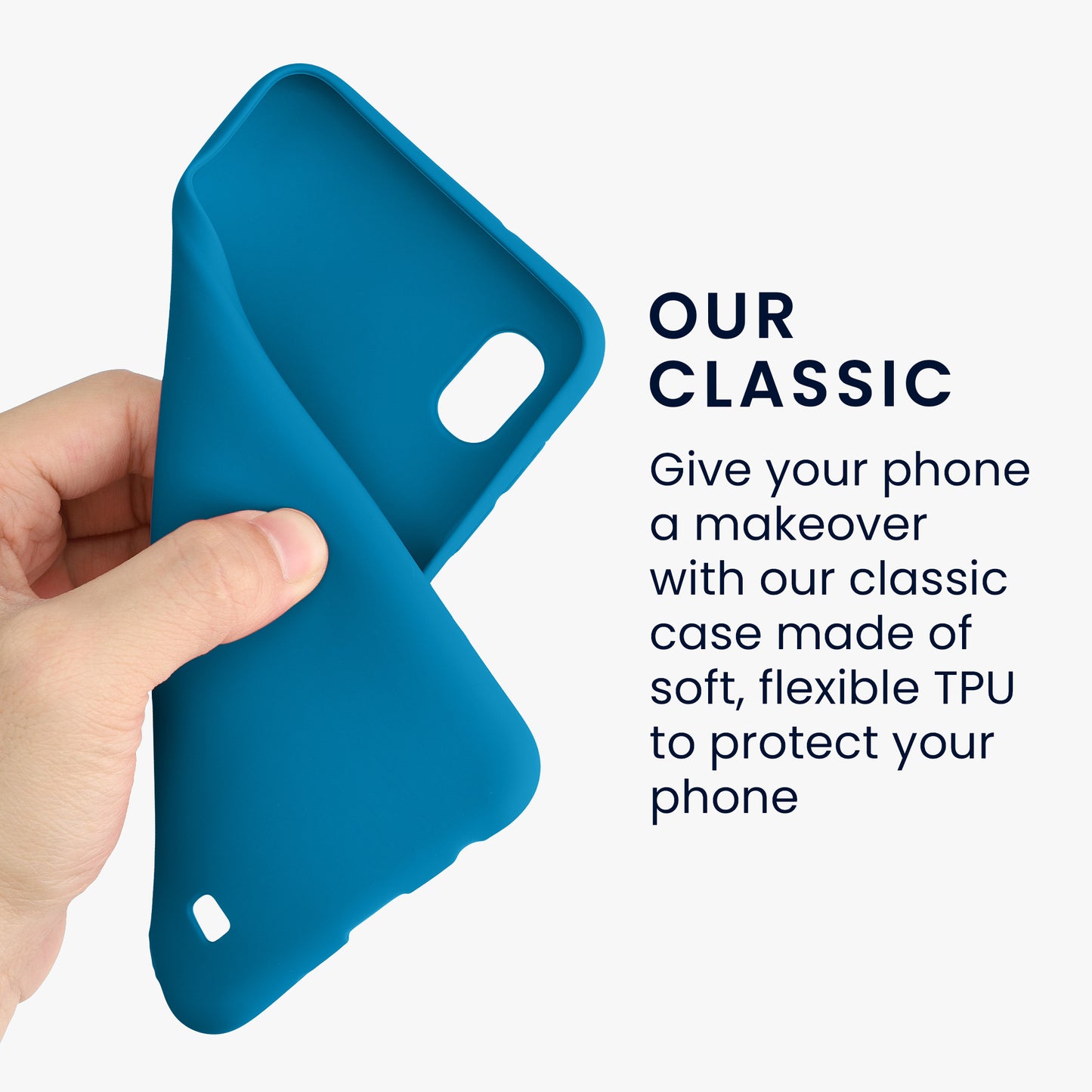 kwmobile Handyhülle für Samsung Galaxy A10 - Kabelloses Laden - Schutzhülle Cover