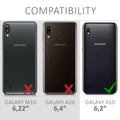 Samsung Galaxy A10 Silikon Handyhülle Metallic