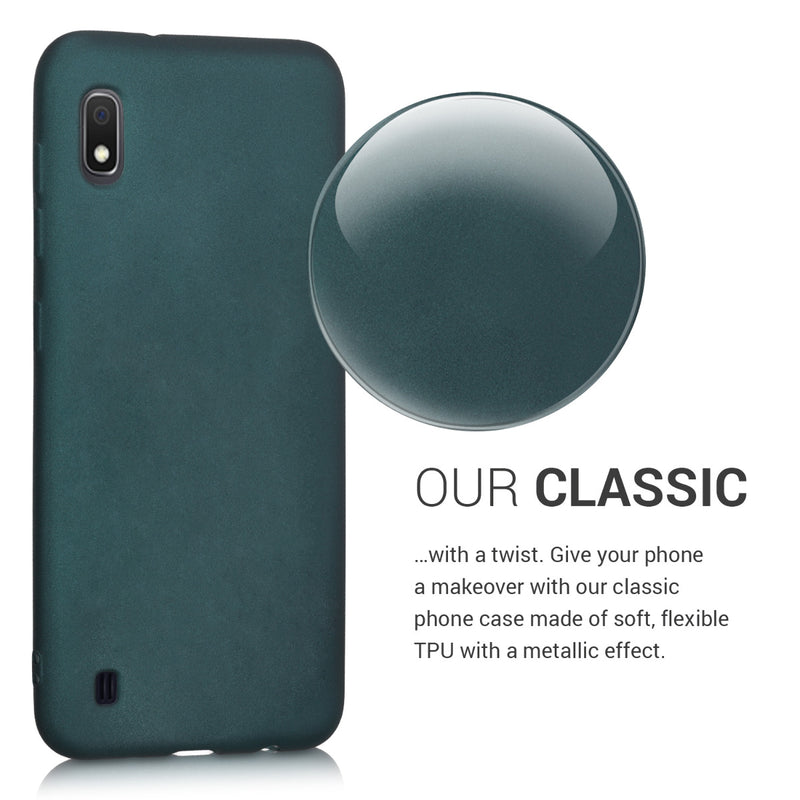 Samsung Galaxy A10 Silikon Handyhülle Metallic