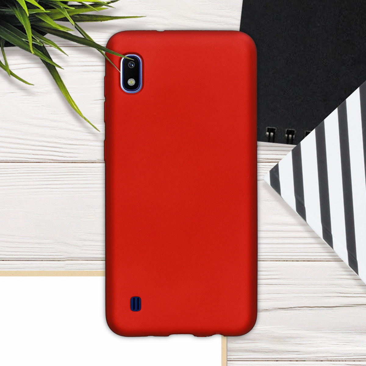 Samsung Galaxy A10 Silikon Handyhülle Metallic