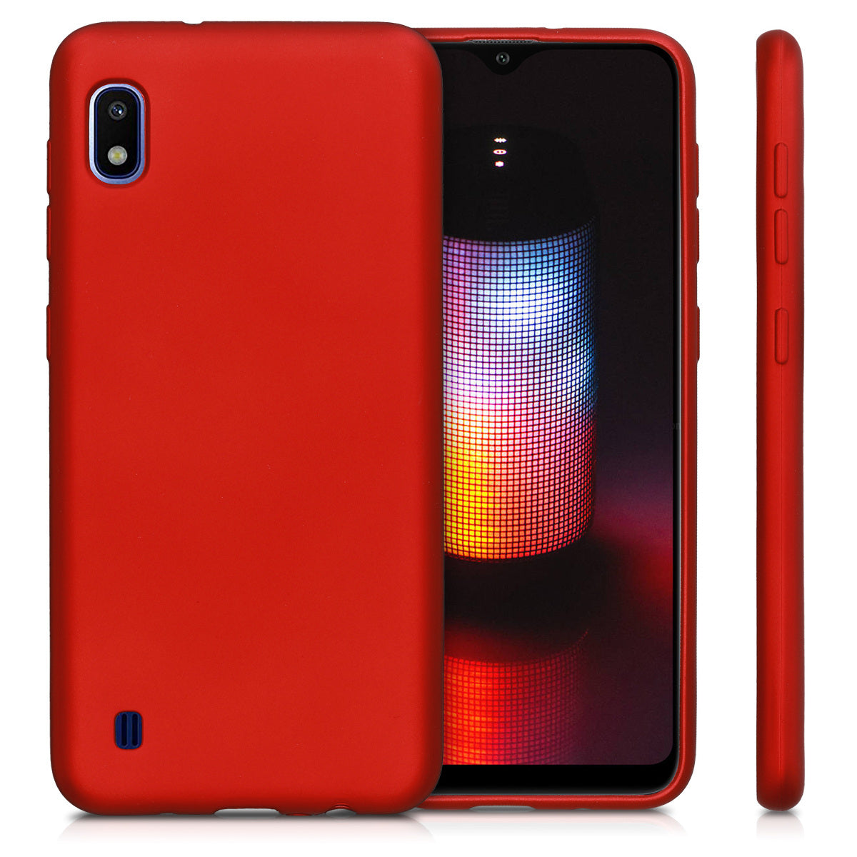 Samsung Galaxy A10 Silikon Handyhülle Metallic