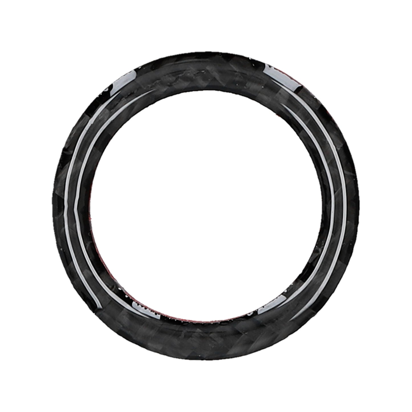kwmobile Ringrahmen für Start/Stopp-Knopf kompatibel mit BMW 3er Serie E90/E91/E92/E93 - flexibler und dekorativer Ring