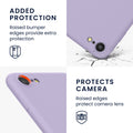 kwmobile Handyhülle für iPhone SE 2022 Hülle / iPhone SE 2020 / iPhone 8 / iPhone 7, für iPhone SE Hülle - Schutzhülle für kabelloses Laden - Case