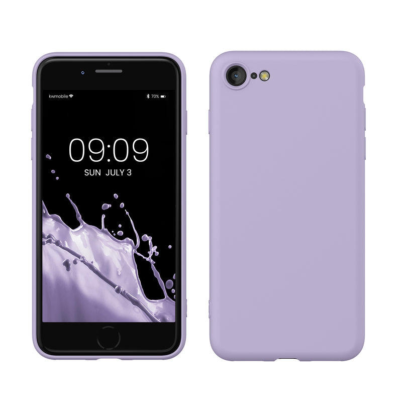 kwmobile Handyhülle für iPhone SE 2022 Hülle / iPhone SE 2020 / iPhone 8 / iPhone 7, für iPhone SE Hülle - Schutzhülle für kabelloses Laden - Case