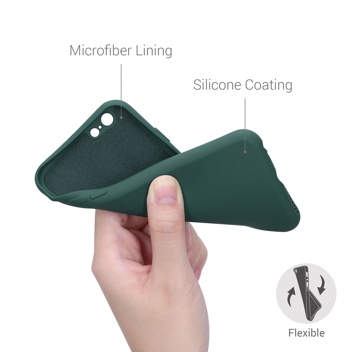 iPhone 6 / 6S gummierte Handyhülle