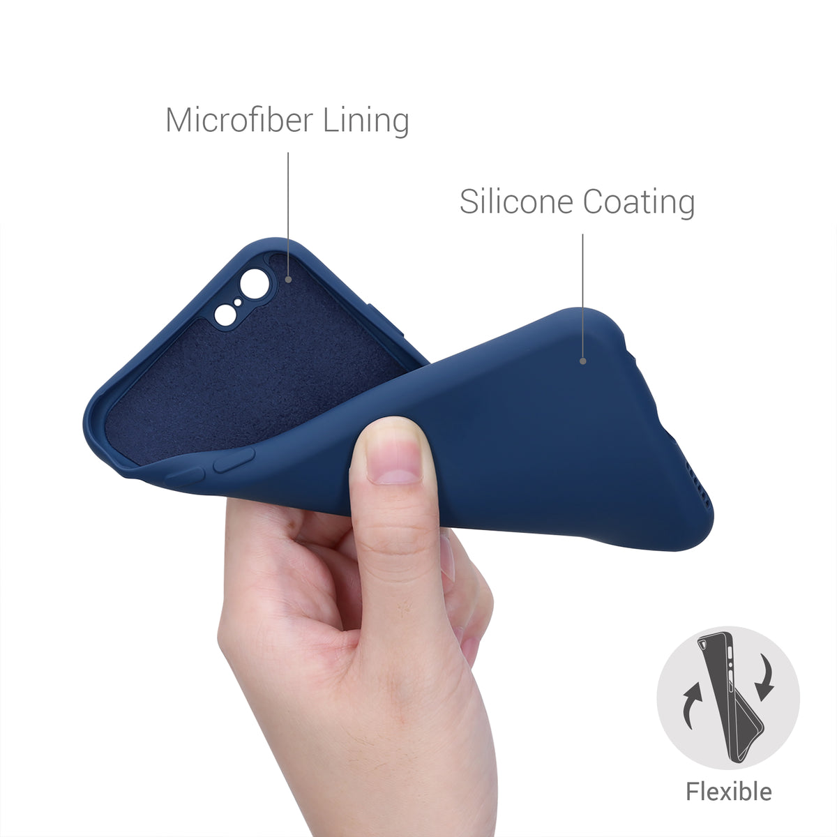 iPhone 6 / 6S gummierte Handyhülle