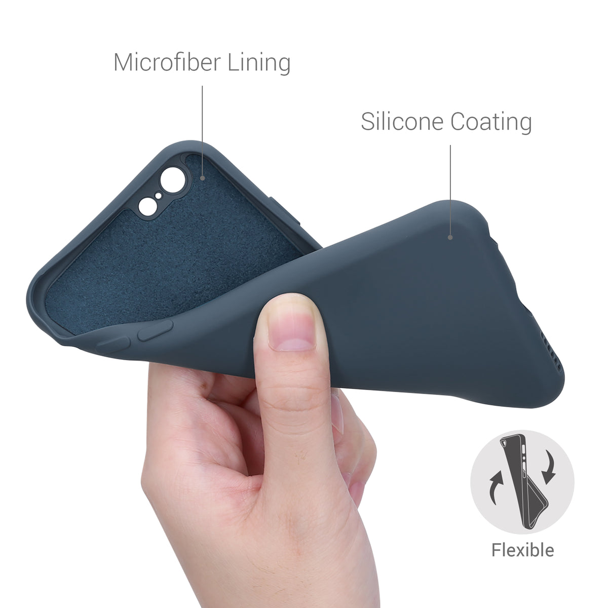 iPhone 6 / 6S gummierte Handyhülle