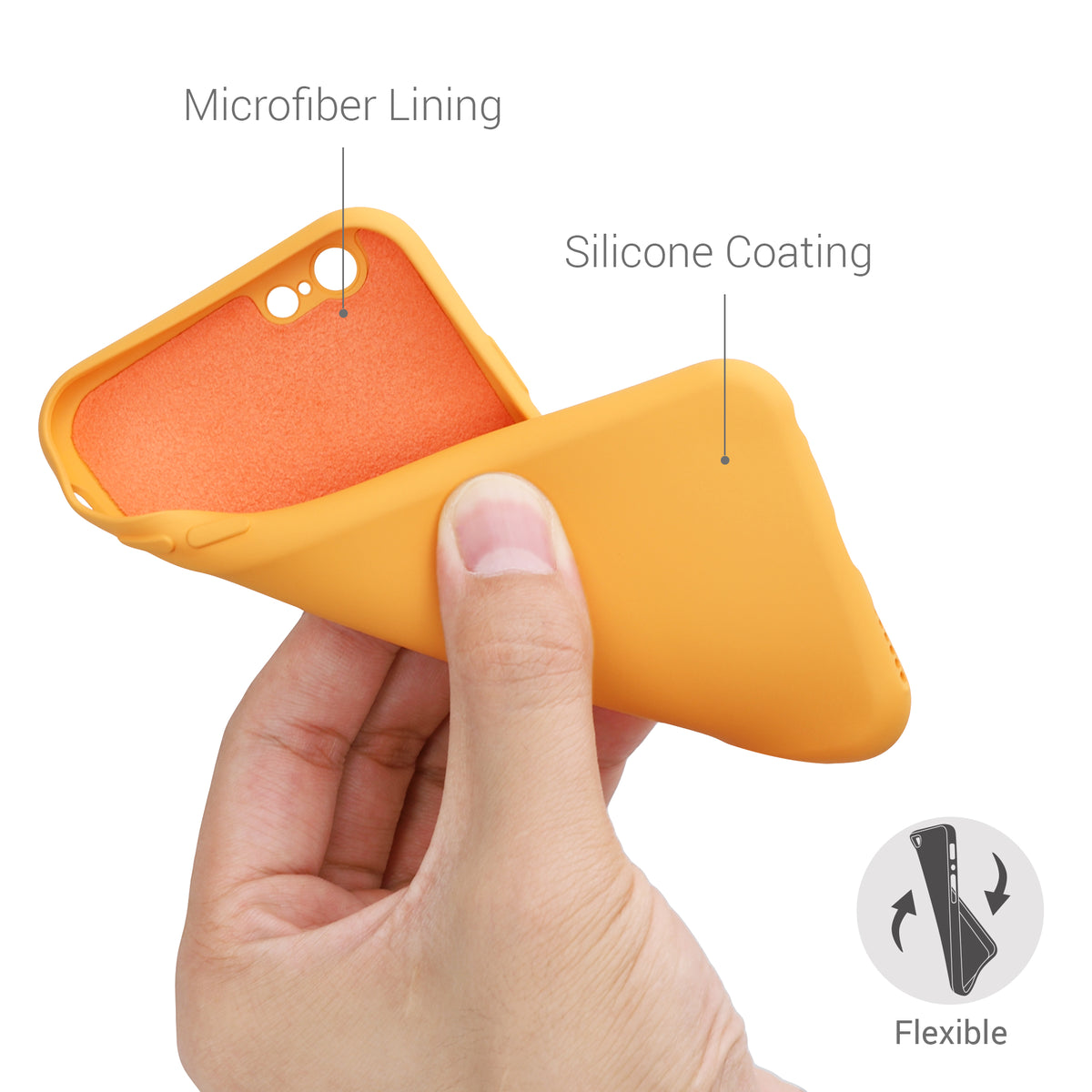 iPhone 6 / 6S gummierte Handyhülle