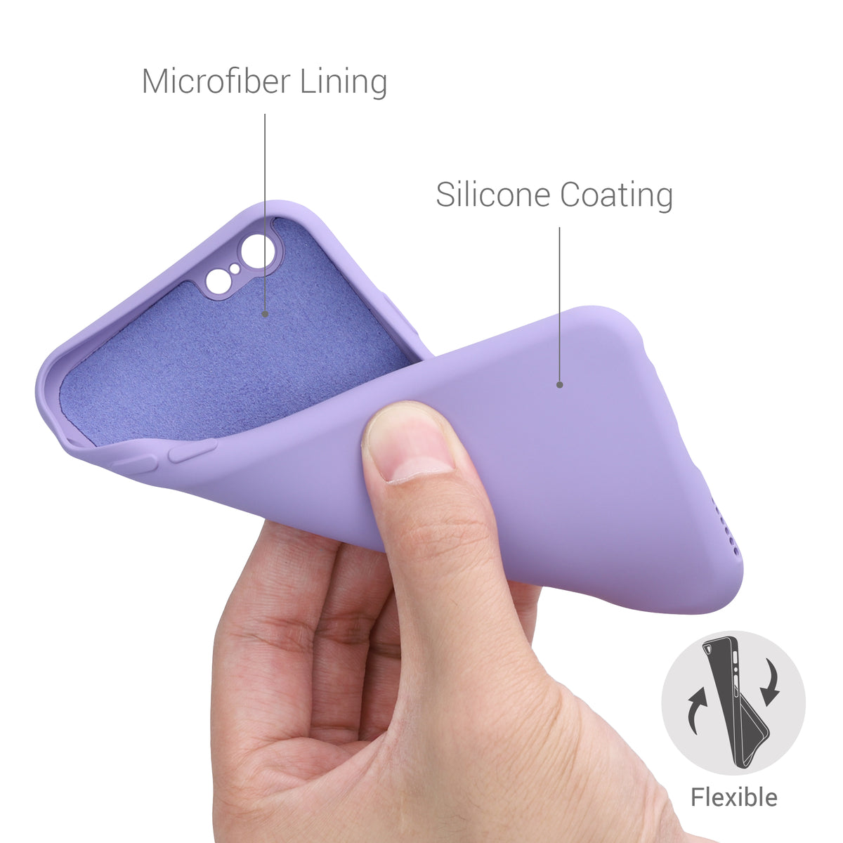 iPhone 6 / 6S gummierte Handyhülle