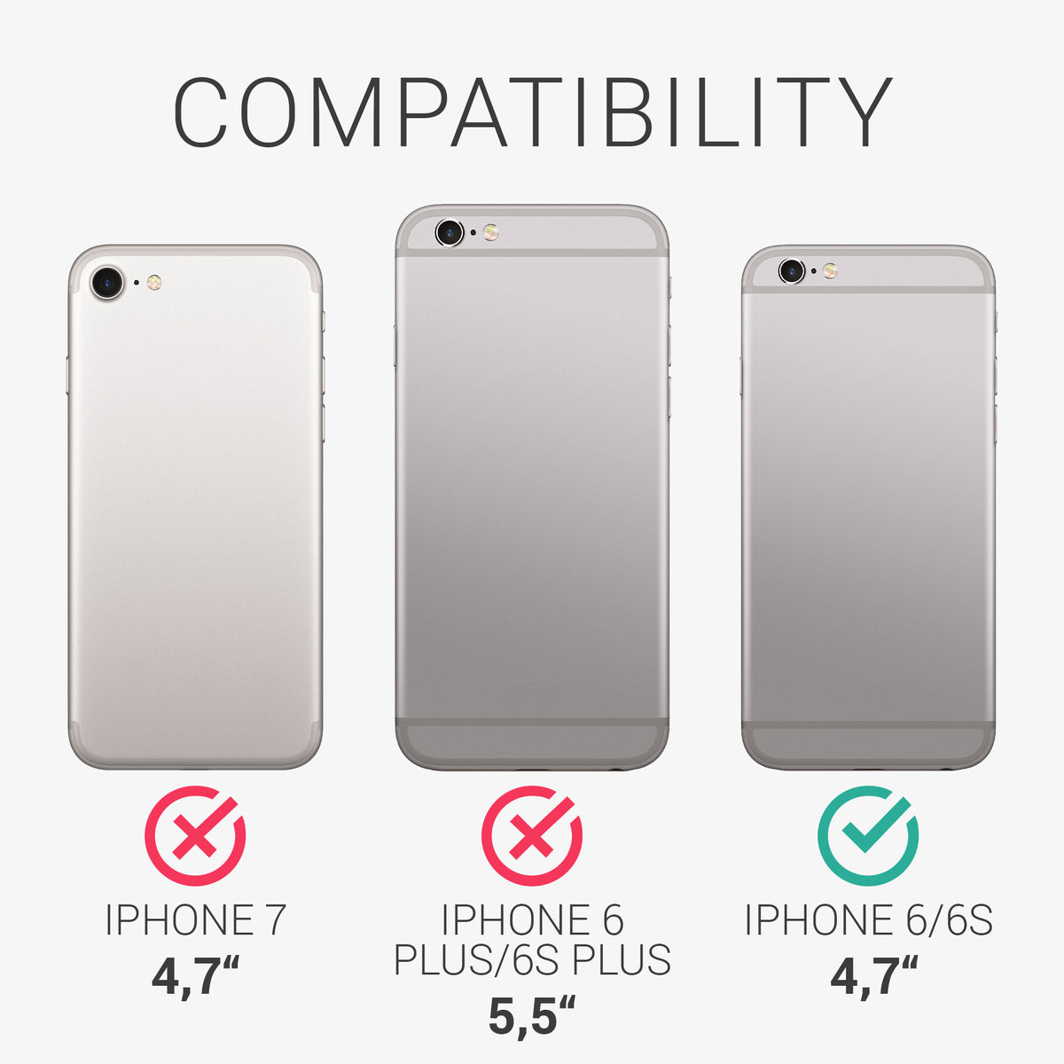 iPhone 6 / 6S gummierte Handyhülle