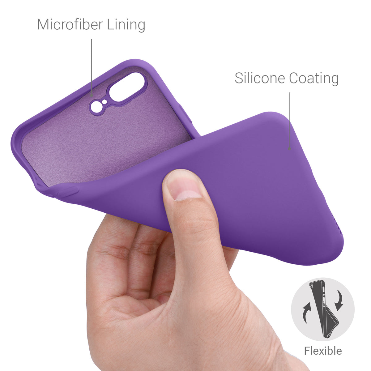 iPhone 7 Plus / iPhone 8 Plus gummierte Handyhülle