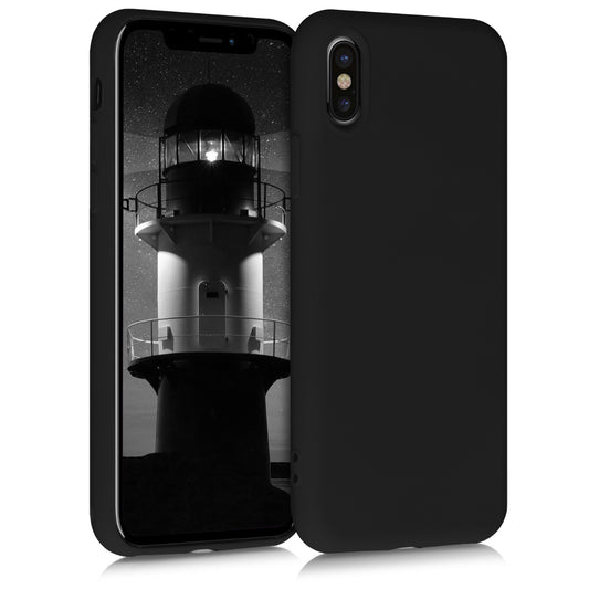 kwmobile Hülle kompatibel mit Apple iPhone X Hülle - Schutzhülle für kabelloses Laden - Case
