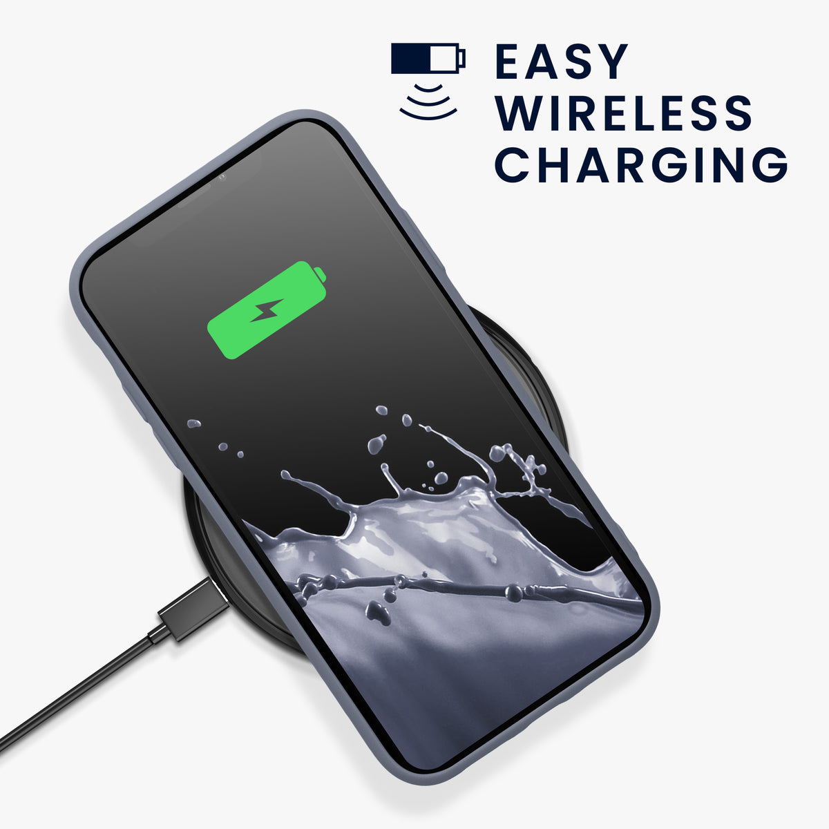 kwmobile Hülle kompatibel mit Apple iPhone XR - Schutzhülle für kabelloses Laden