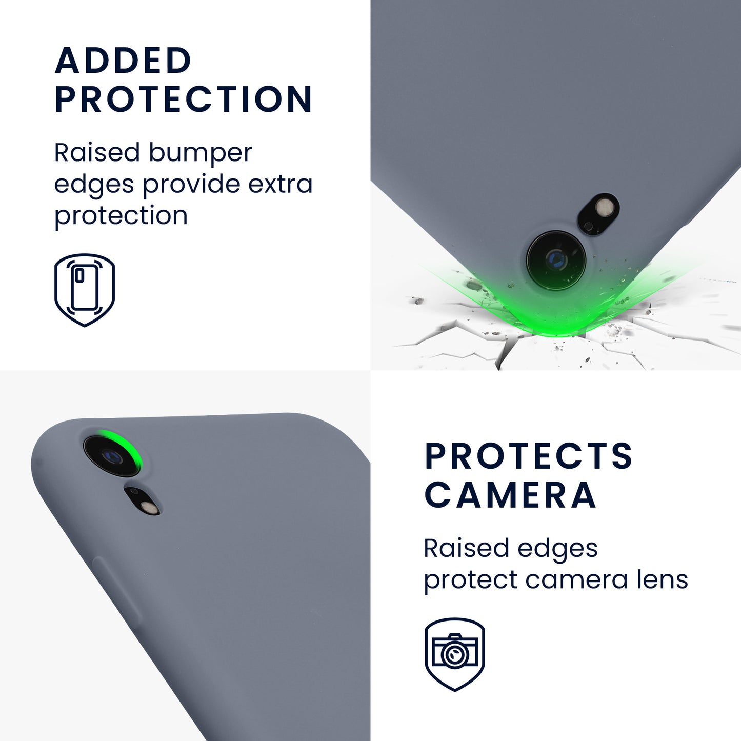 kwmobile Hülle kompatibel mit Apple iPhone XR - Schutzhülle für kabelloses Laden