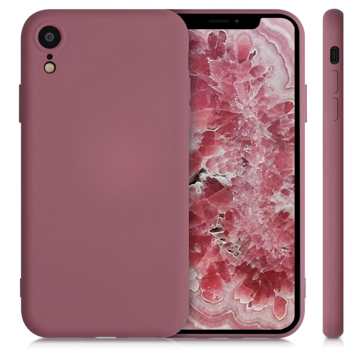 kwmobile Hülle kompatibel mit Apple iPhone XR - Schutzhülle für kabelloses Laden