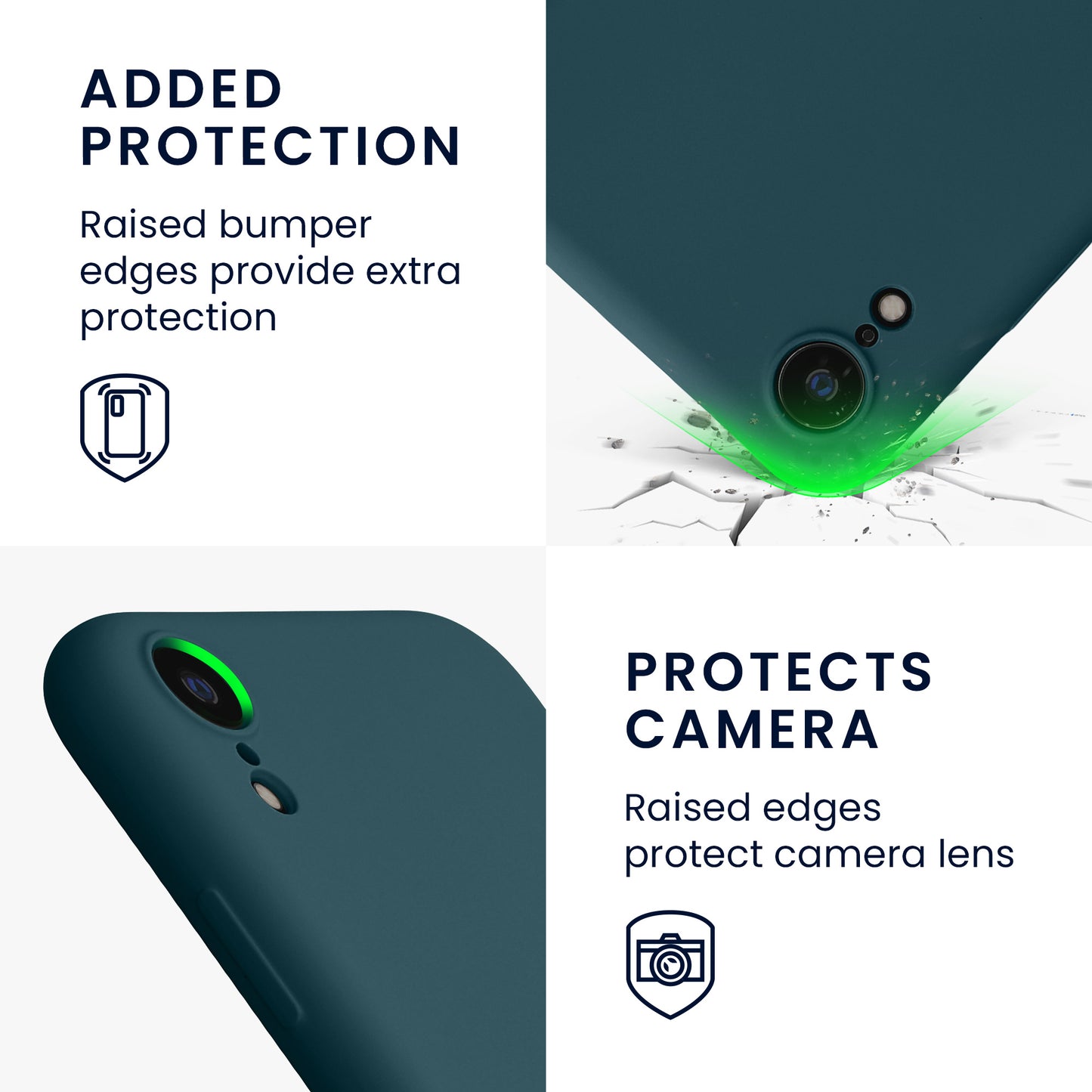kwmobile Hülle kompatibel mit Apple iPhone XR - Schutzhülle für kabelloses Laden