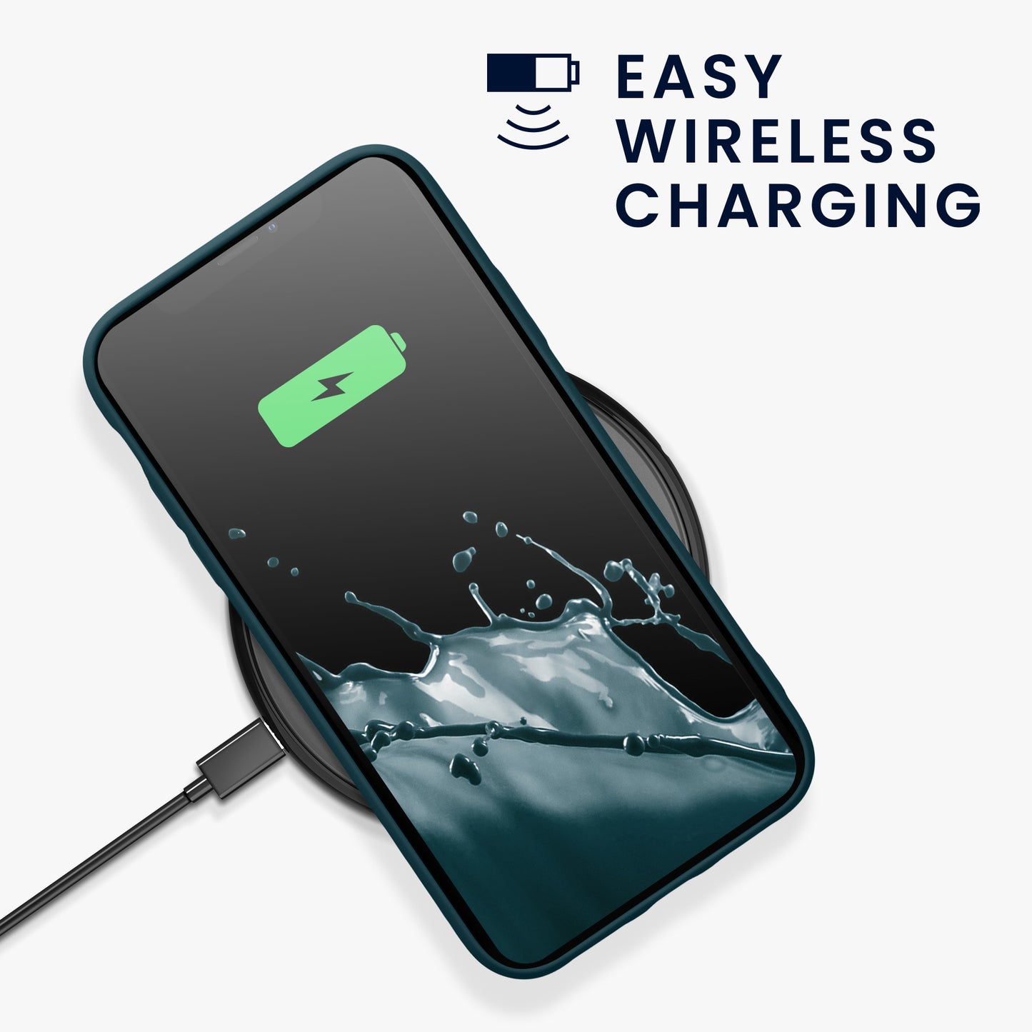 kwmobile Hülle kompatibel mit Apple iPhone XR - Schutzhülle für kabelloses Laden